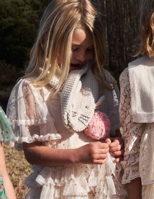 filles Boden lapin ivoire écharpe de nouveauté accessoire Z42D02728