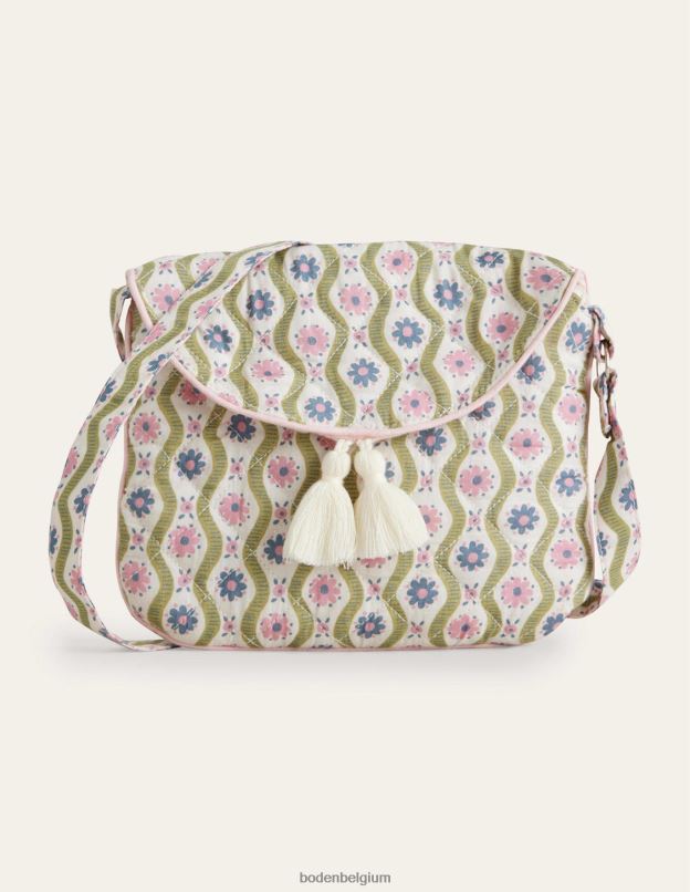 filles Boden vague de marguerite gousse de vanille sac à bandoulière matelassé accessoire Z42D02731