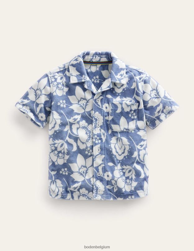 filles Boden floral tribord souple chemise en éponge vêtements Z42D03023