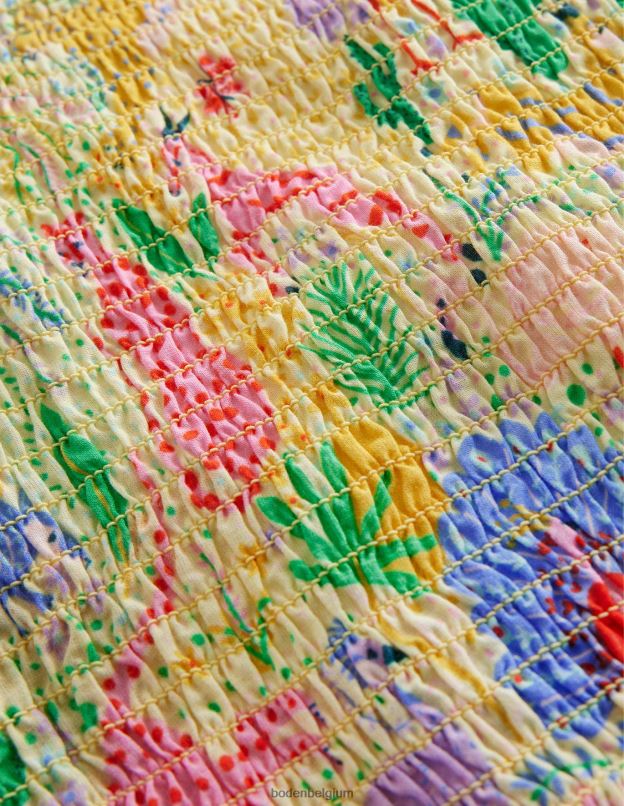 filles Boden multi-désert blouse froncée d'ensemble vêtements Z42D02901