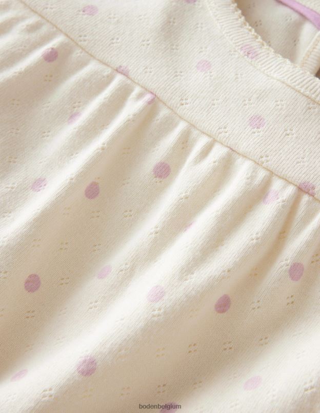 filles Boden Ivoire haut en pointelle vêtements Z42D02938