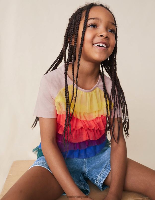 filles Boden multi haut en tulle à volants vêtements Z42D02914