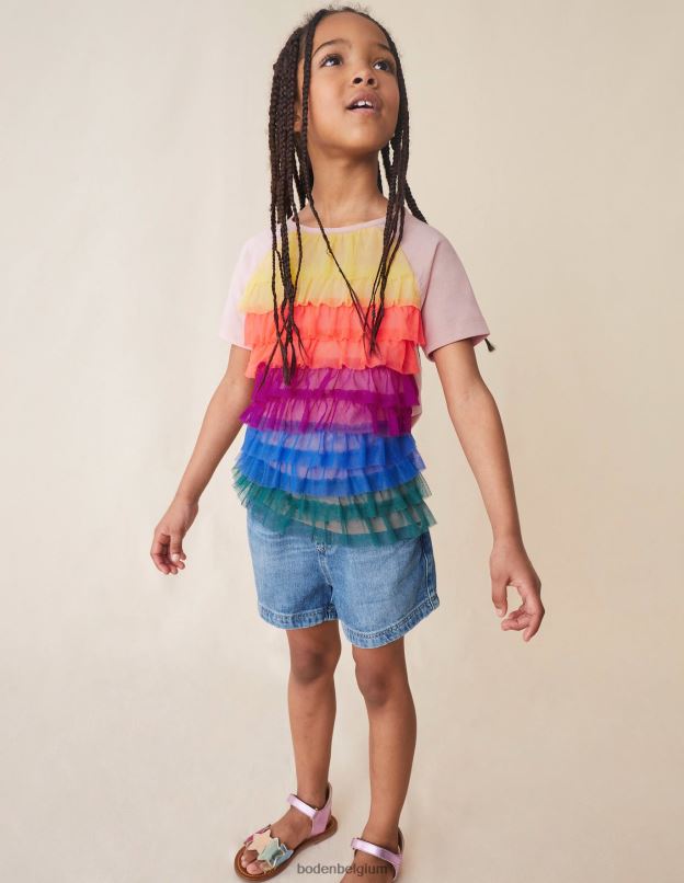 filles Boden multi haut en tulle à volants vêtements Z42D02914