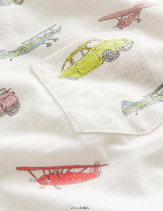 filles Boden plusieurs voitures t-shirt imprimé vêtements Z42D03250