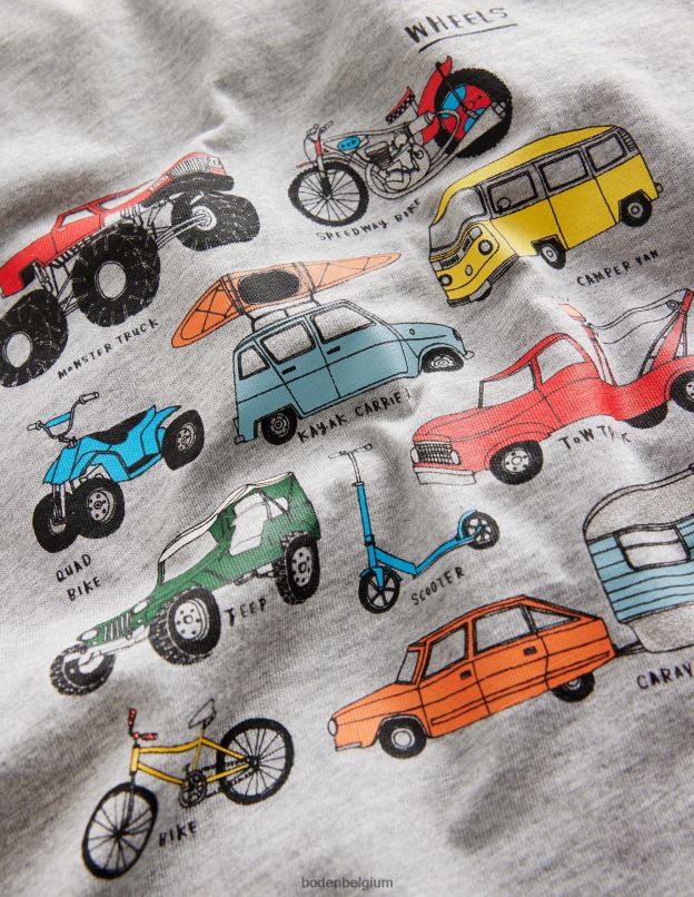 filles Boden tarte aux fraises roues rouges grille fait raglan vêtements Z42D03048