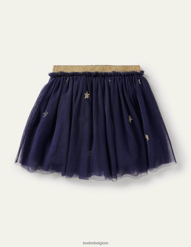 filles Boden animaux bleus tribord jupe en tulle à appliqués vêtements Z42D03156