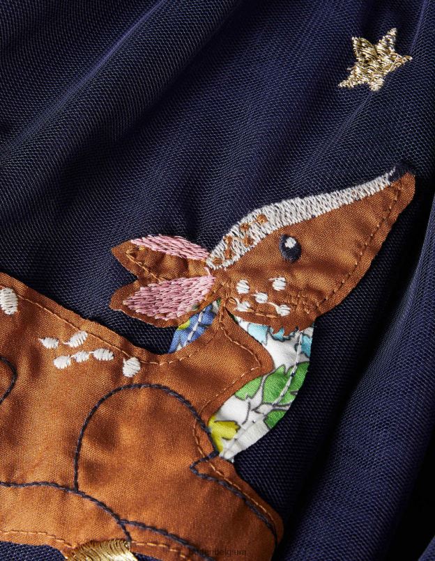 filles Boden animaux bleus tribord jupe en tulle à appliqués vêtements Z42D03156