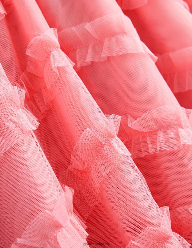 filles Boden boto rose jupe de soirée mi-longue en tulle vêtements Z42D02667