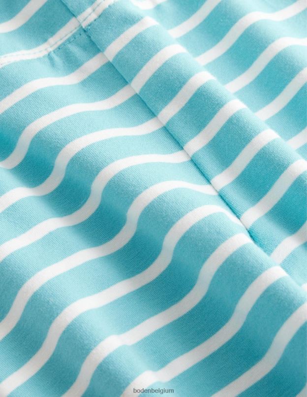 filles Boden bleu aqua/ivoire leggings amusants vêtements Z42D02919