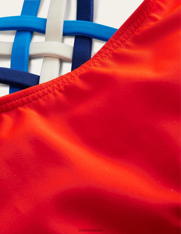 filles Boden feu bikini arc-en-ciel à dos croisé vêtements Z42D03267