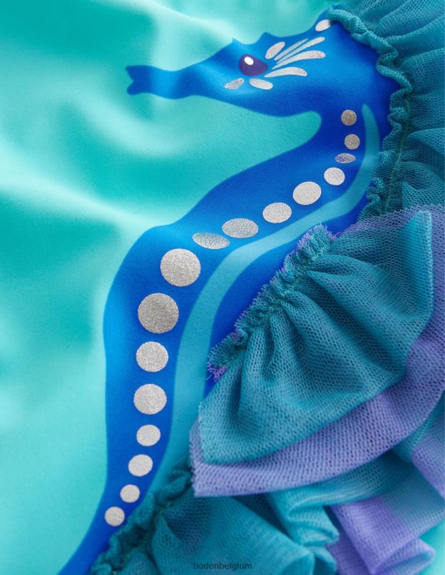 filles Boden gel de menthe maillot de bain hippocampe vêtements Z42D02930