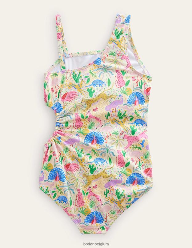 filles Boden multi mini désert maillot de bain froncé à découpes vêtements Z42D02637