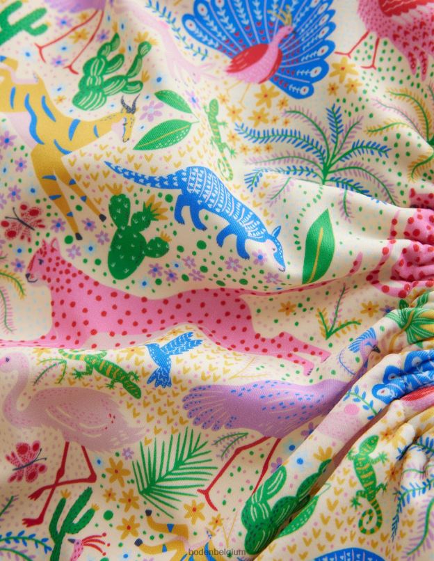 filles Boden multi mini désert maillot de bain froncé à découpes vêtements Z42D02637