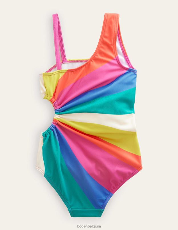 filles Boden multi-ondes maillot de bain froncé à découpes vêtements Z42D02770