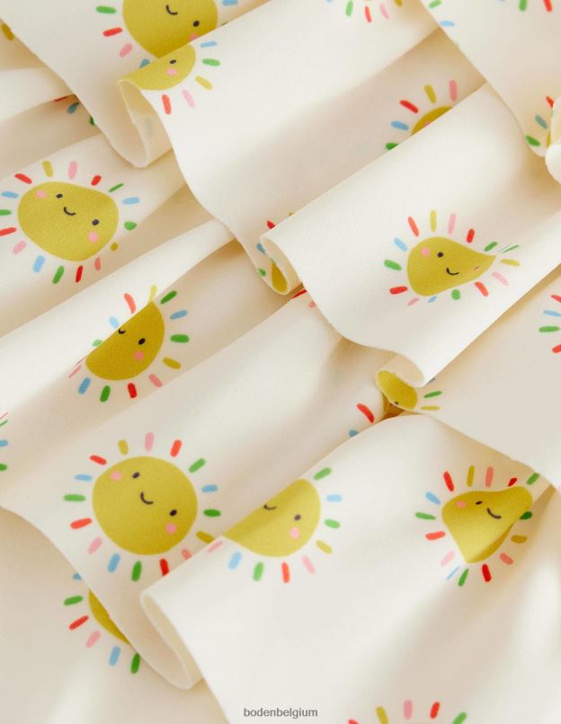 filles Boden plusieurs soleils arc-en-ciel maillot de bain à volants et volants vêtements Z42D03057