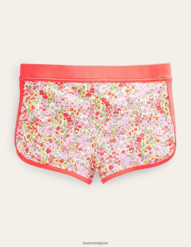filles Boden printemps floral short de bain à motif vêtements Z42D02943