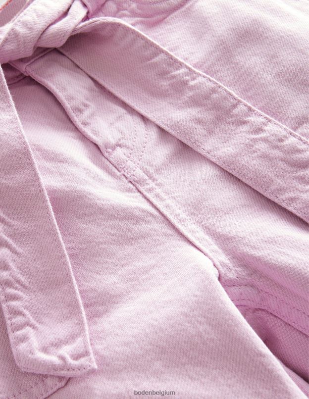 filles Boden orchidée séduisante pantalon cargo à taille nouée vêtements Z42D02688