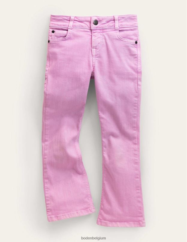 filles Boden rose lilas jean évasé vêtements Z42D03021