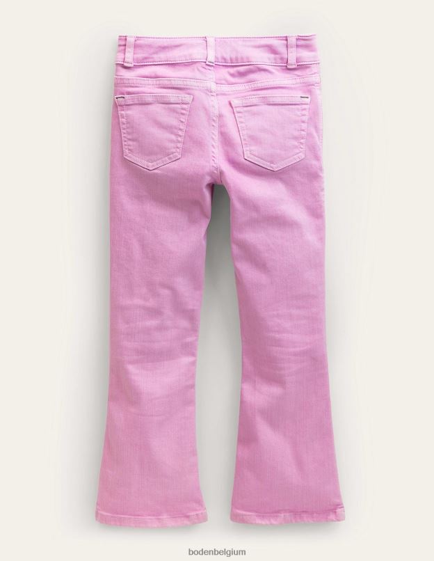 filles Boden rose lilas jean évasé vêtements Z42D03021