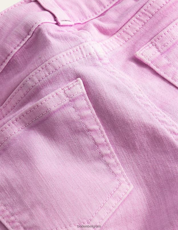 filles Boden rose lilas jean évasé vêtements Z42D03021