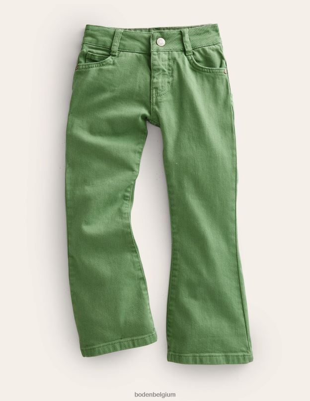 filles Boden vert herbe profonde jean évasé vêtements Z42D02670