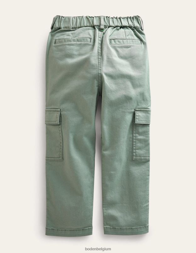 filles Boden vert poterie pantalon cargo raccourci vêtements Z42D02712