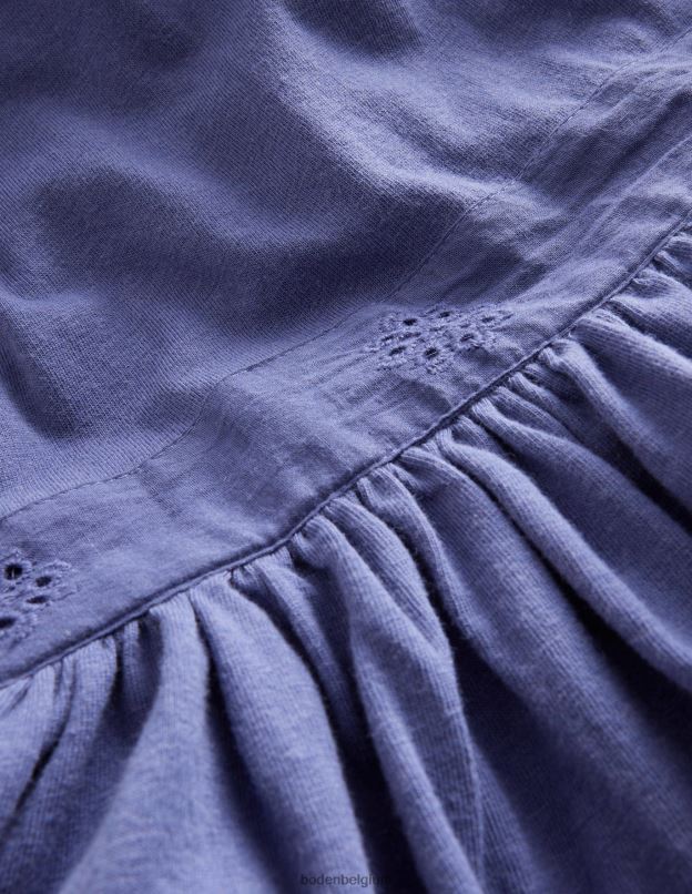 filles Boden bleu tribord souple robe taille basse vêtements Z42D03024