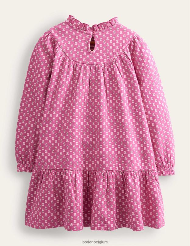 filles Boden douce fleur rose William robe sweat légère vêtements Z42D03181