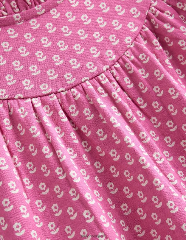 filles Boden douce fleur rose William robe sweat légère vêtements Z42D03181