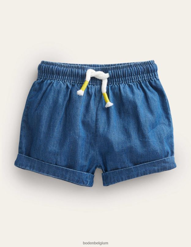 filles Boden chambray moyen short tissé vêtements Z42D03285