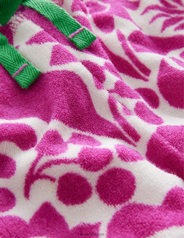 filles Boden incroyable floral de vacances rose short en éponge imprimé vêtements Z42D02655