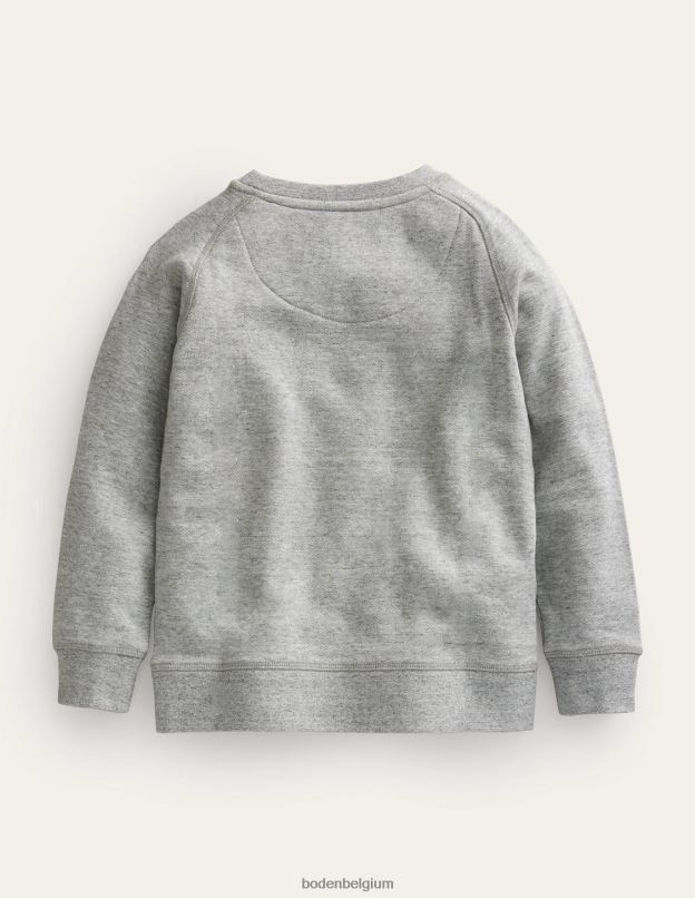 filles Boden glace grise sweat-shirt graphique vêtements Z42D02968
