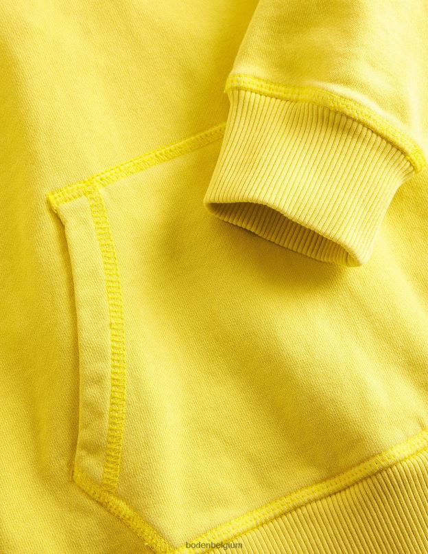 filles Boden jaune groseille sweat à capuche teint en pièce vêtements Z42D03050