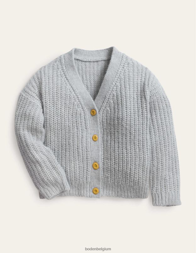 filles Boden marne argentée cardigan moelleux vêtements Z42D03044