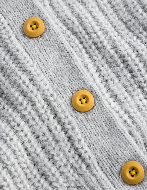 filles Boden marne argentée cardigan moelleux vêtements Z42D03044