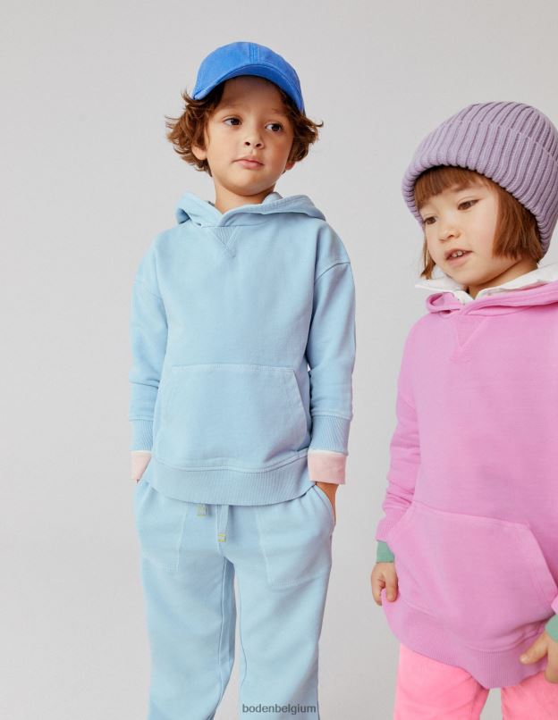 filles Boden surf bleu sweat à capuche teint en pièce vêtements Z42D03278