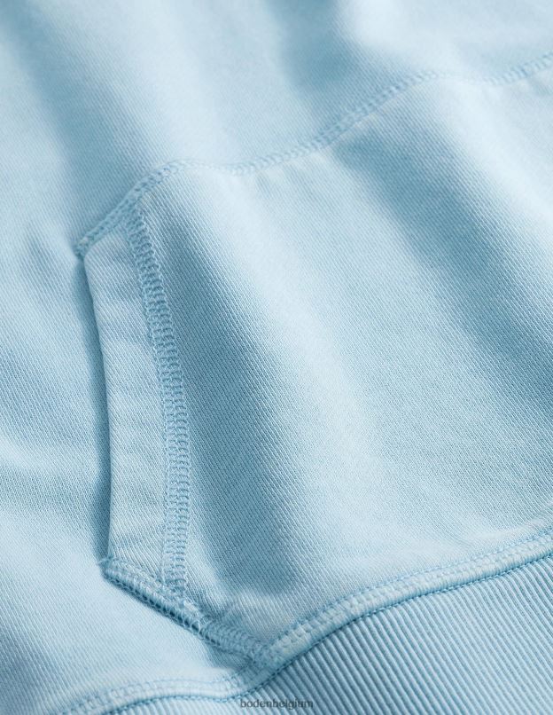 filles Boden surf bleu sweat à capuche teint en pièce vêtements Z42D03278