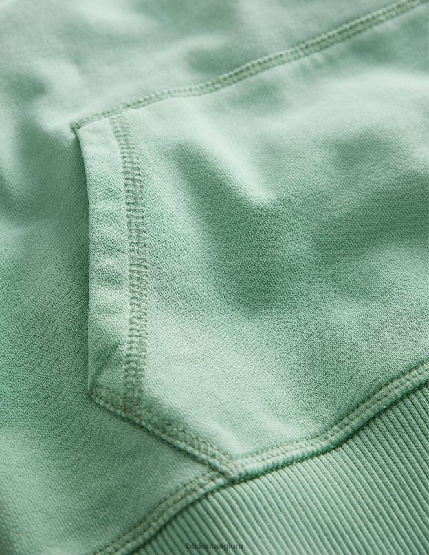 filles Boden vert opale sweat à capuche teint en pièce vêtements Z42D0805