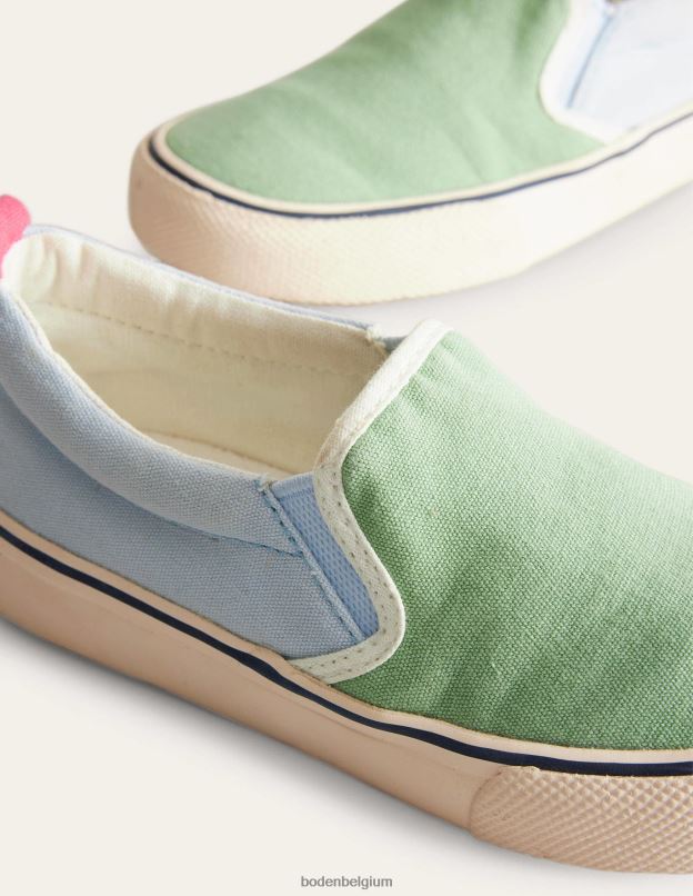 garçons Boden multi chaussures à enfiler en toile chaussure Z42D0917