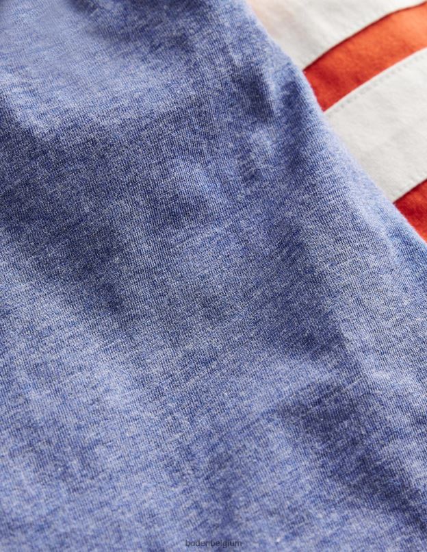 garçons Boden bleu/vert/orange chiné t-shirt raglan color block vêtements Z42D0849