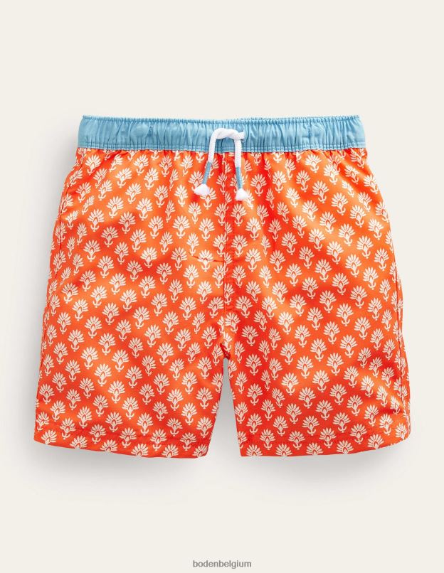 garçons Boden bloc de bois de feu shorts de bain vêtements Z42D0453