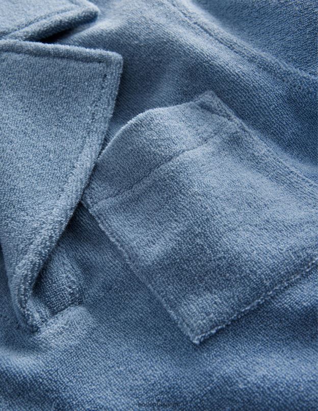 garçons Boden caillou Bleu polo en éponge vêtements Z42D0871