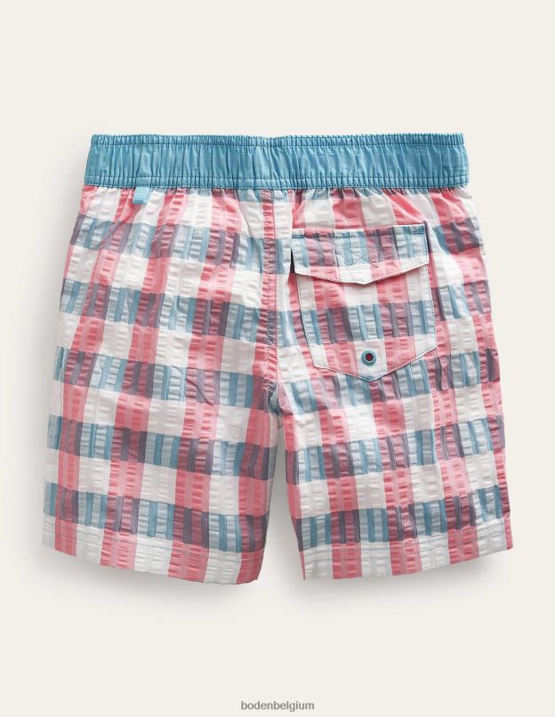 garçons Boden carreaux rose/vert short à carreaux vichy vêtements Z42D0872