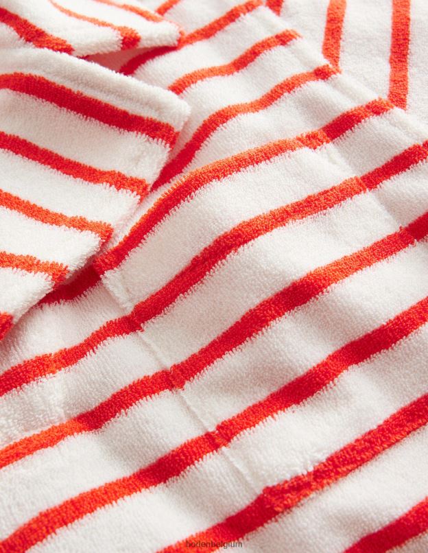 garçons Boden rouge blanc polo en éponge vêtements Z42D0873