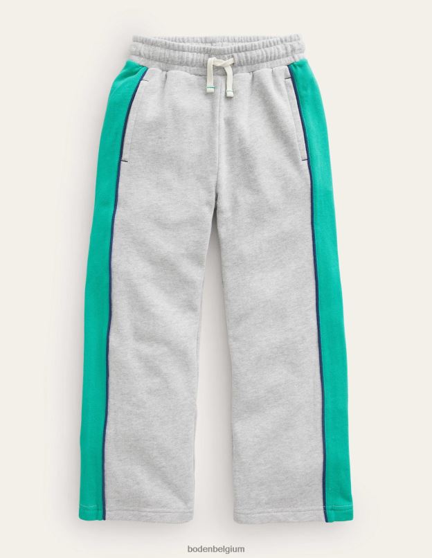 garçons Boden gris chiné pantalon de jogging large vêtements Z42D0896