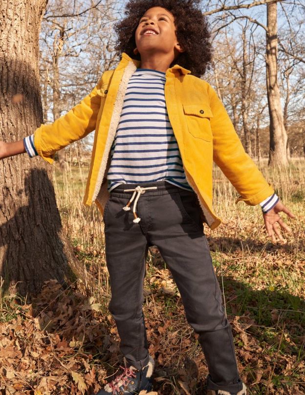 garçons Boden gris de suie jean skinny en jersey vêtements Z42D0910