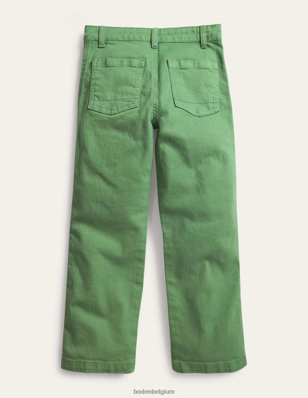garçons Boden vert herbe profonde pantalon décontracté à poches vêtements Z42D0903