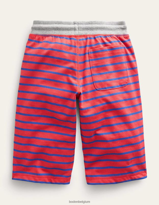 garçons Boden rouge confiture/bleu cabana sacs en jersey vêtements Z42D0781