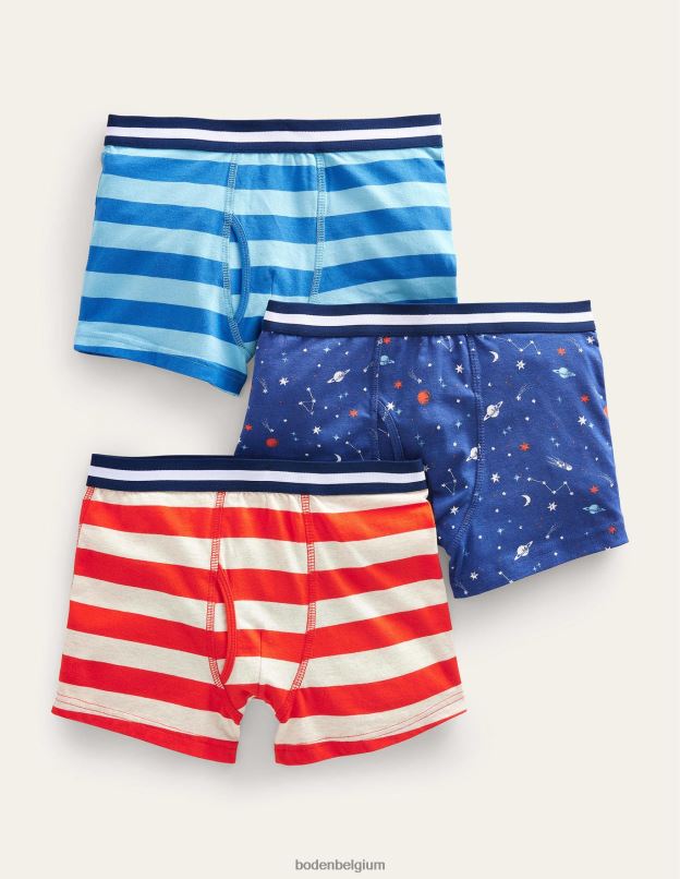 garçons Boden multi lot de 3 boxers vêtements Z42D0921