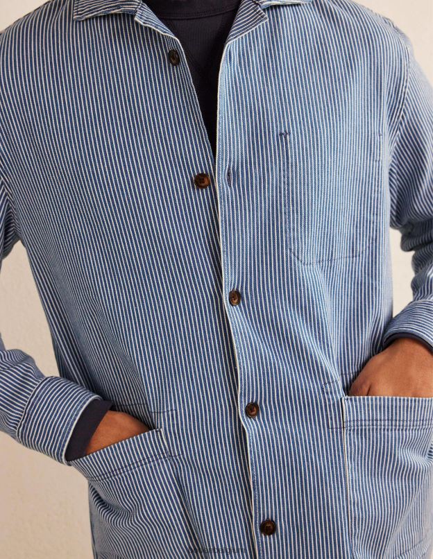 Hommes Boden coutil indigo surchemise en sergé vêtements Z42D03517